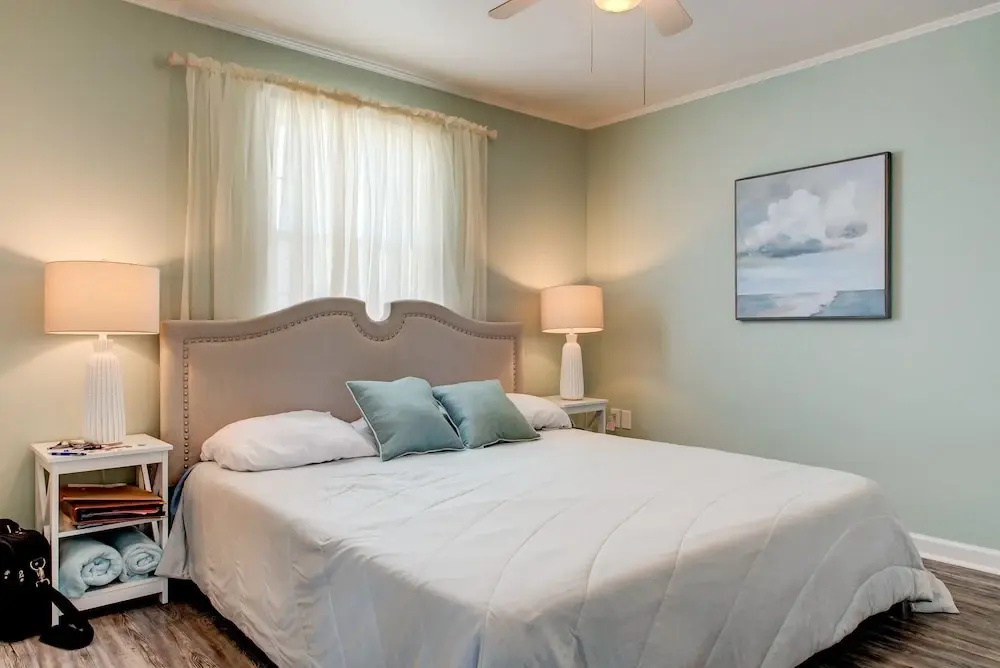 Saltaire - Pet Friendly! Amazing Wrap Around Porch - Steps From The Bay And A Short Walk To The Gulf 3 Bedroom Home by RedAwning