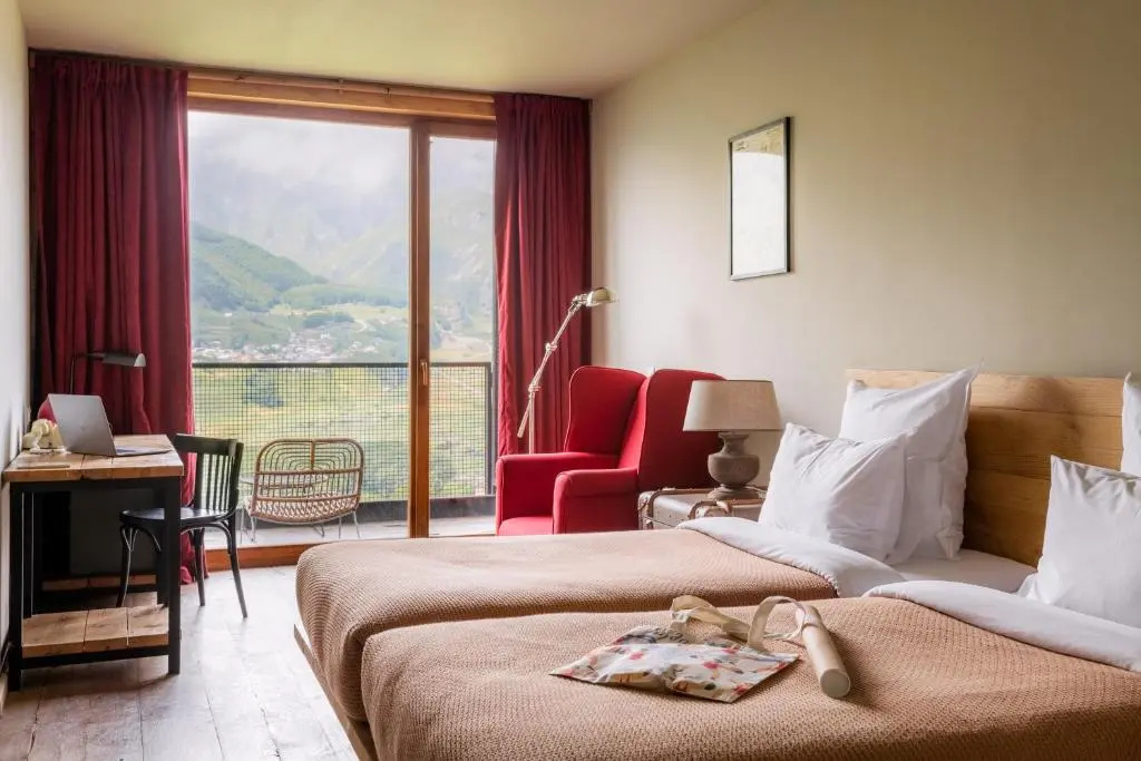 Rooms Hotel Kazbegi Room Type - Double Room with Mountain View