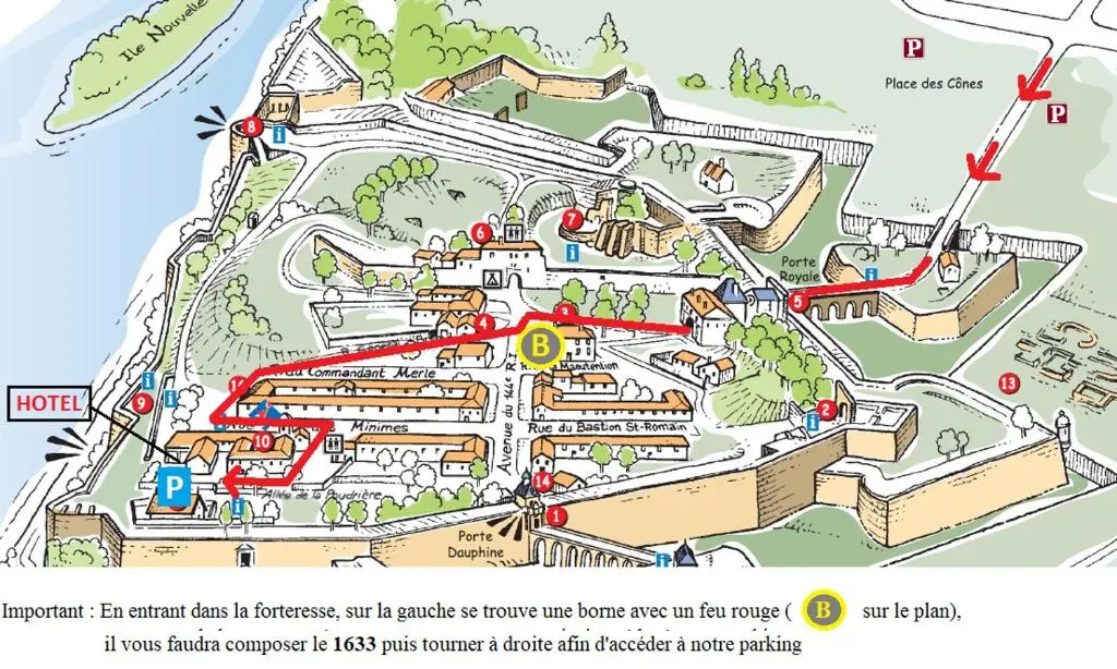 La Citadelle - Chambres