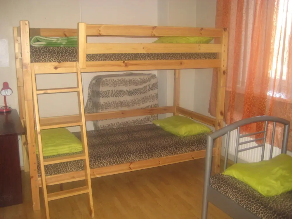 Кровать в общем номере в Tiger Hostel