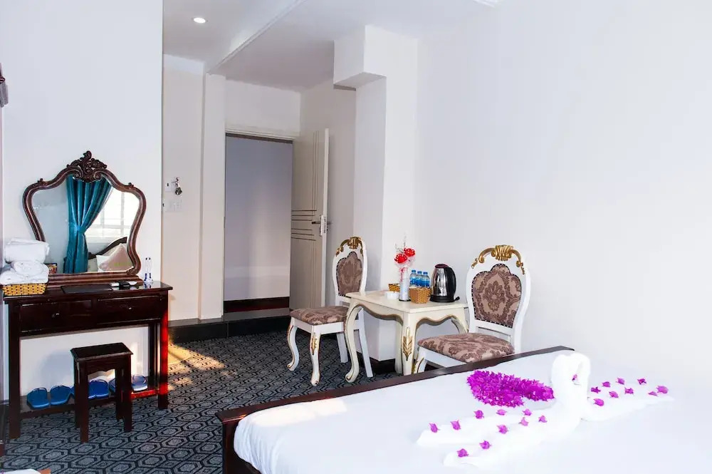 Двухместный семейный номер Standard двуспальная кровать в Mui Ne Alena Bungalow Hotel