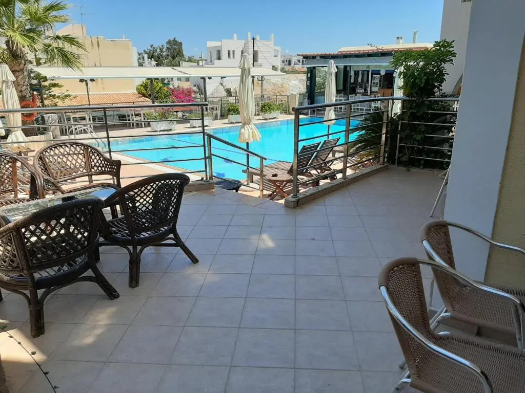 Standard Double room with pool view (full double bed)