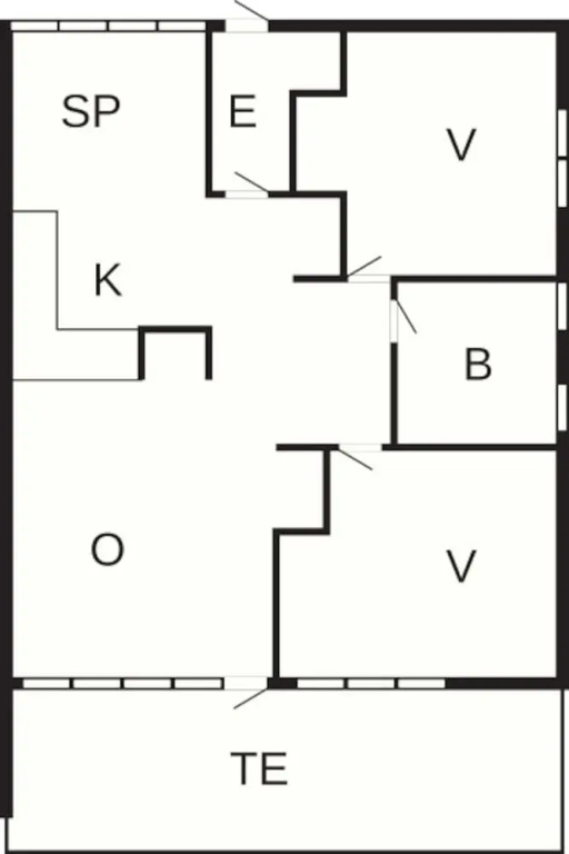 2 Person Holiday Park Home in Vaeggerlose