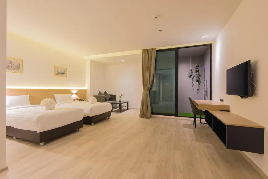 Standard Double room with garden view (twin beds)