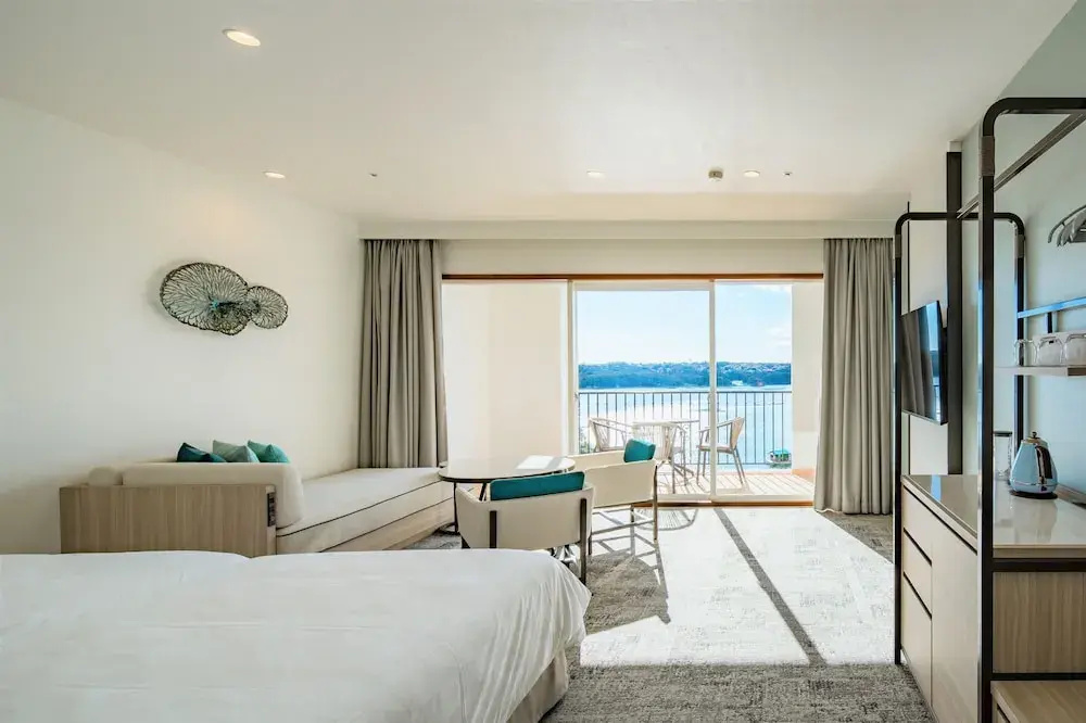 Standard Double room with balcony and with ocean view (twin beds)