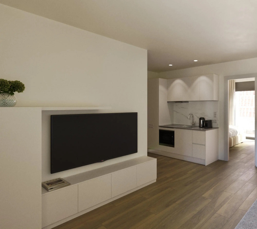 One Bedroom Apartment with Private Balcony