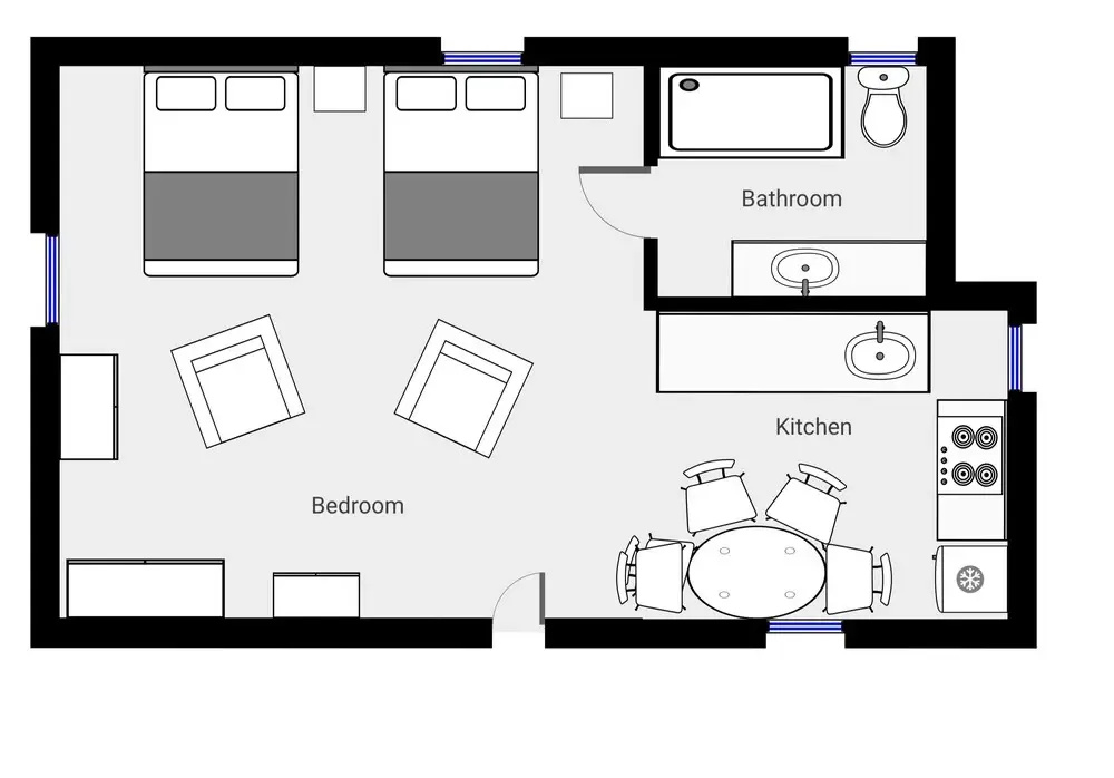 Superior room with river view