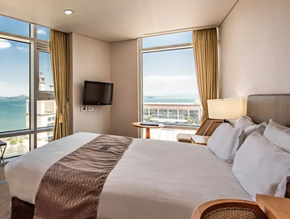Standard Double room with partial ocean view (full double bed)