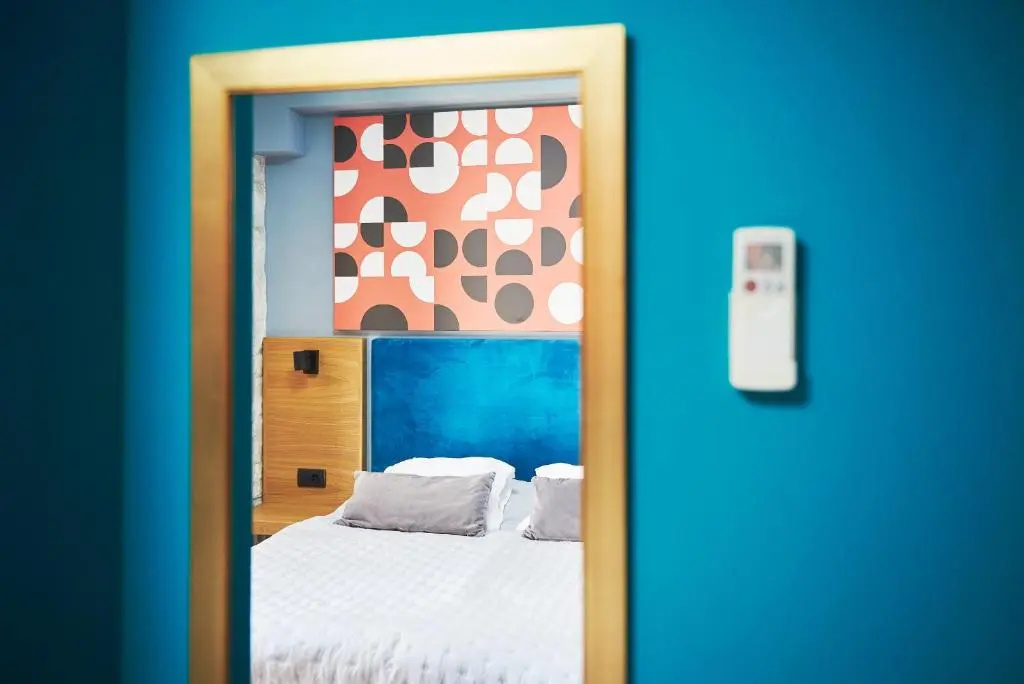 Deluxe Double room with balcony and with sea view (full double bed)
