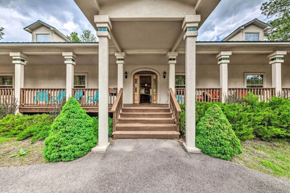 Spacious Ruidoso Retreat on 6 Gated Acres!