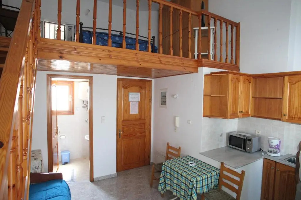 Studio with balcony