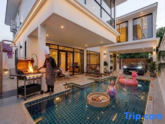villa Amarin - Pattaya central next soi LK - Family & groups ( private pool & luxury )