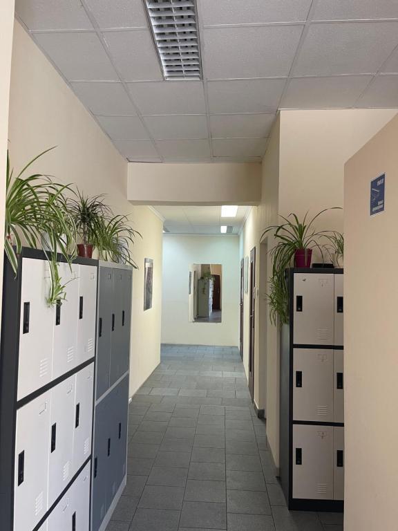 Кровать в общем номере в Hostel POPLAWOK