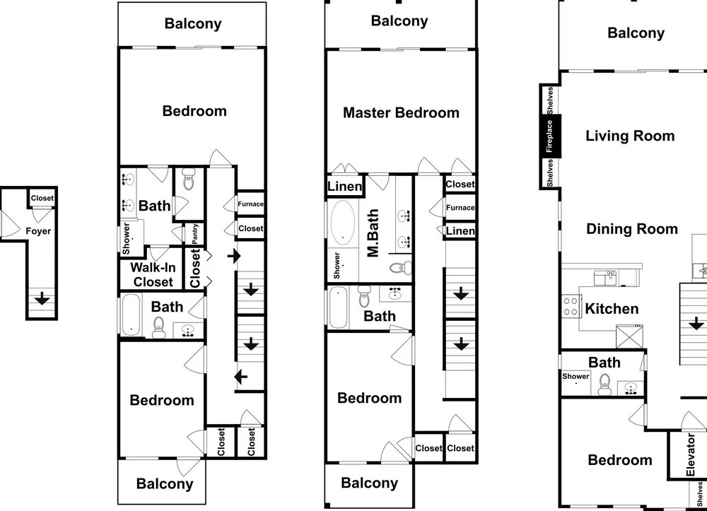 1205s16b 5 Bedroom Duplex