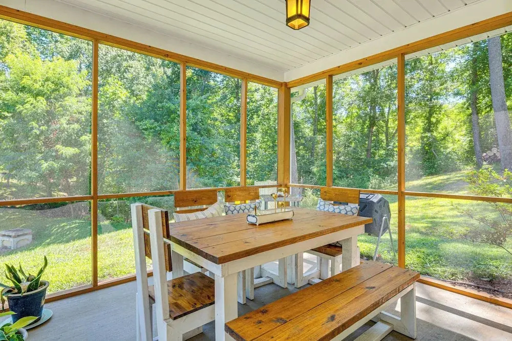 Candler Home w/ Porch & Backyard: Near Asheville!