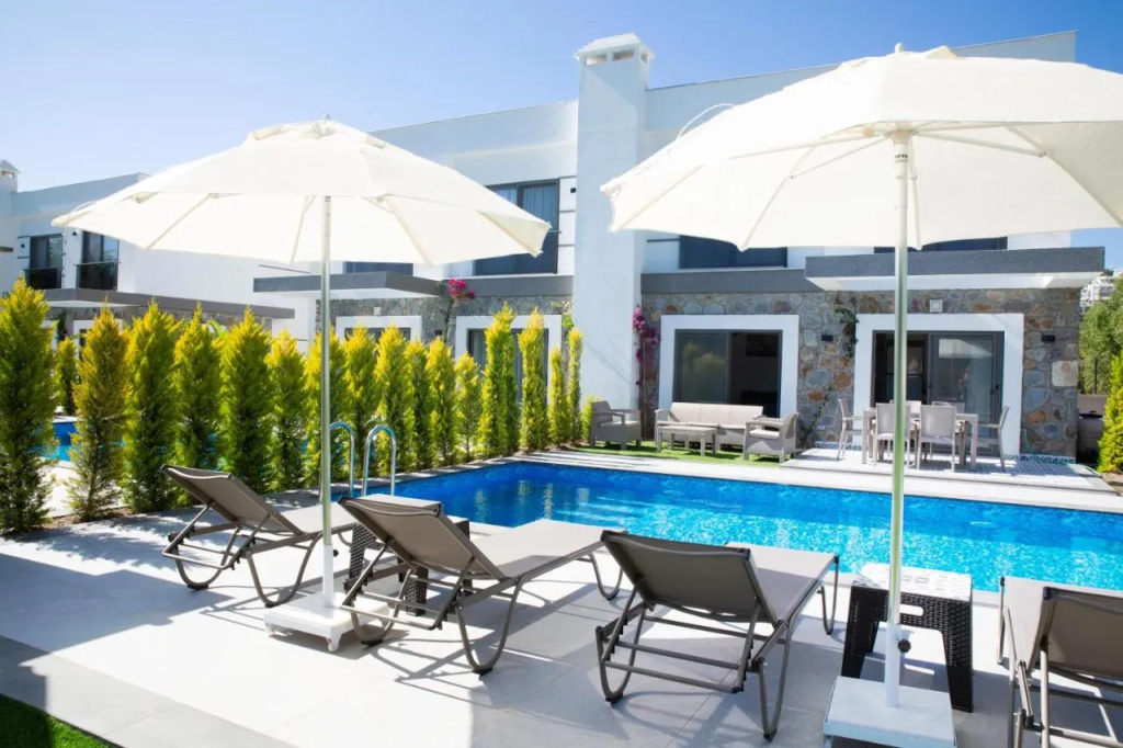 BD4109 Two BedroomedVilla withPool inBodrumYalikavak