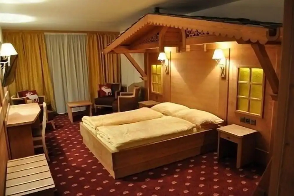 Chalet with balcony