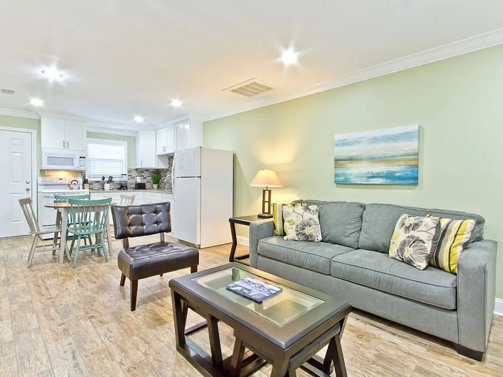 Cottage with partial ocean view