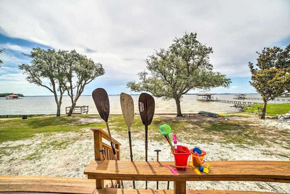 Waterfront Perdido Beach House with Canoes and Kayaks!
