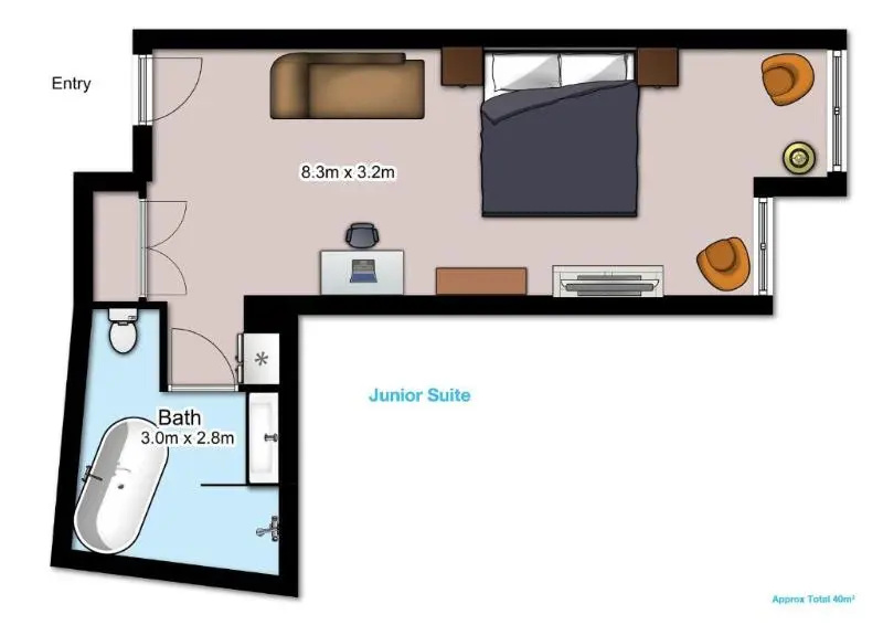 Point Hotel - Chambres