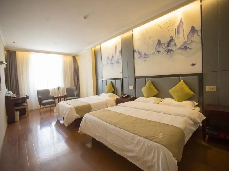 GreenTree Inn Anhui Fuyang Funan East Huaihe Road Express Hotel - Chambres