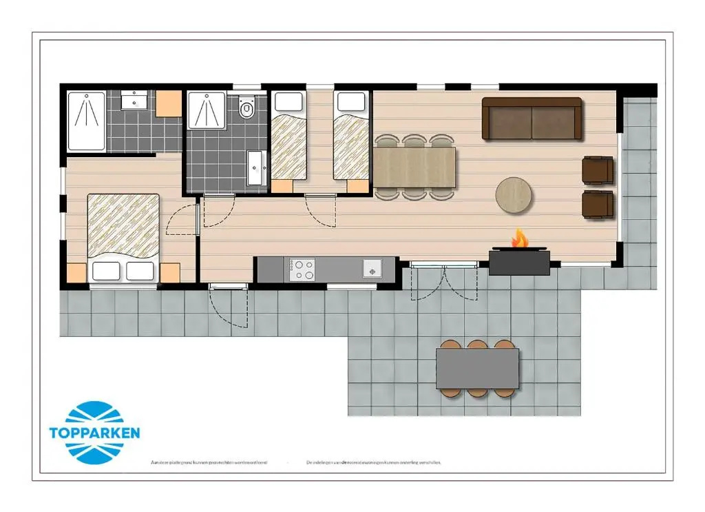 2 Bedrooms Chalet