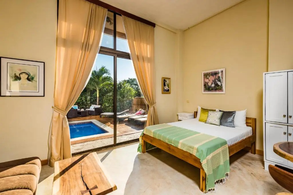 Standard Double room with pool view (full double bed)