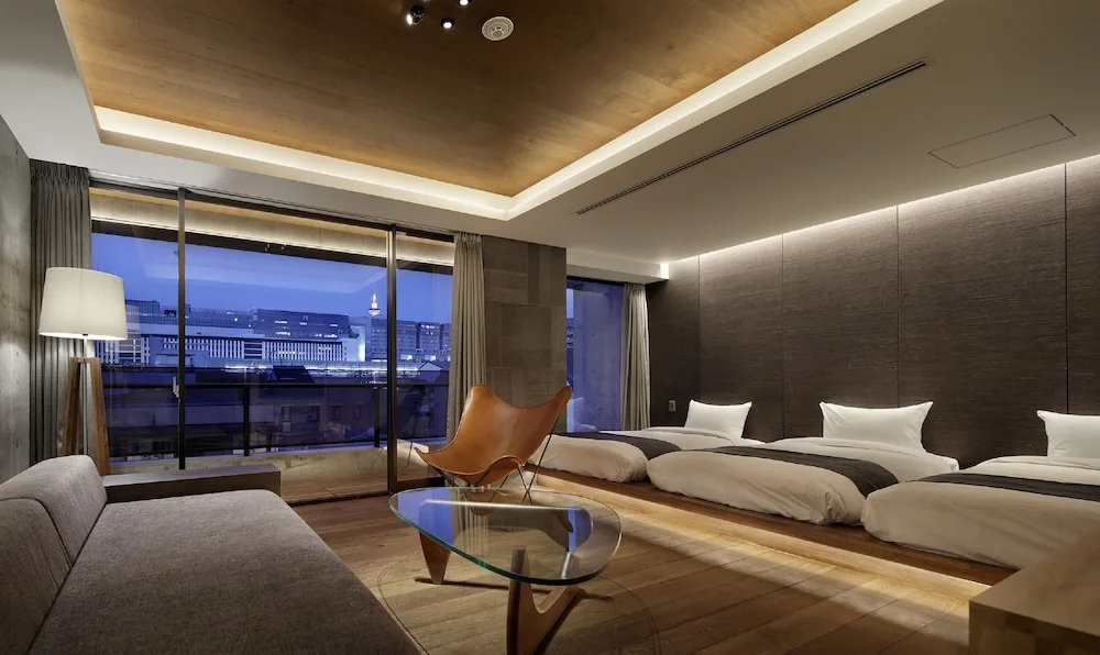 Studio with balcony