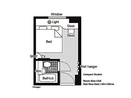 Osaka Umeda OS hotel - Chambres