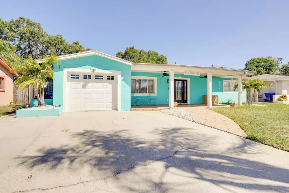 Colorful Coastal Home w/ Pool, 6 Mi to Beach!