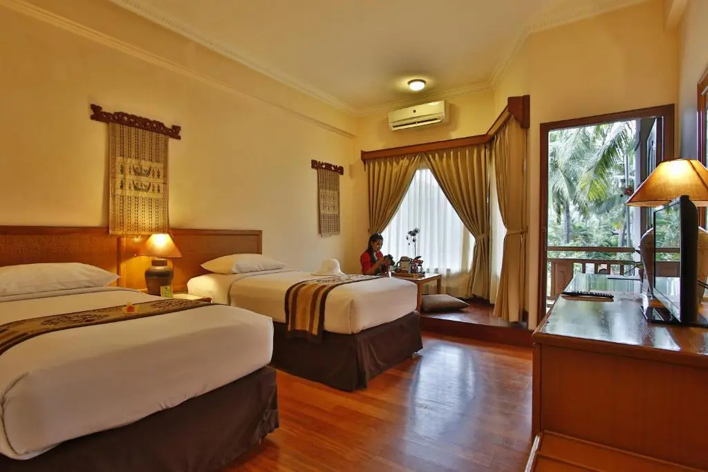 Deluxe Double room with garden view (twin beds)