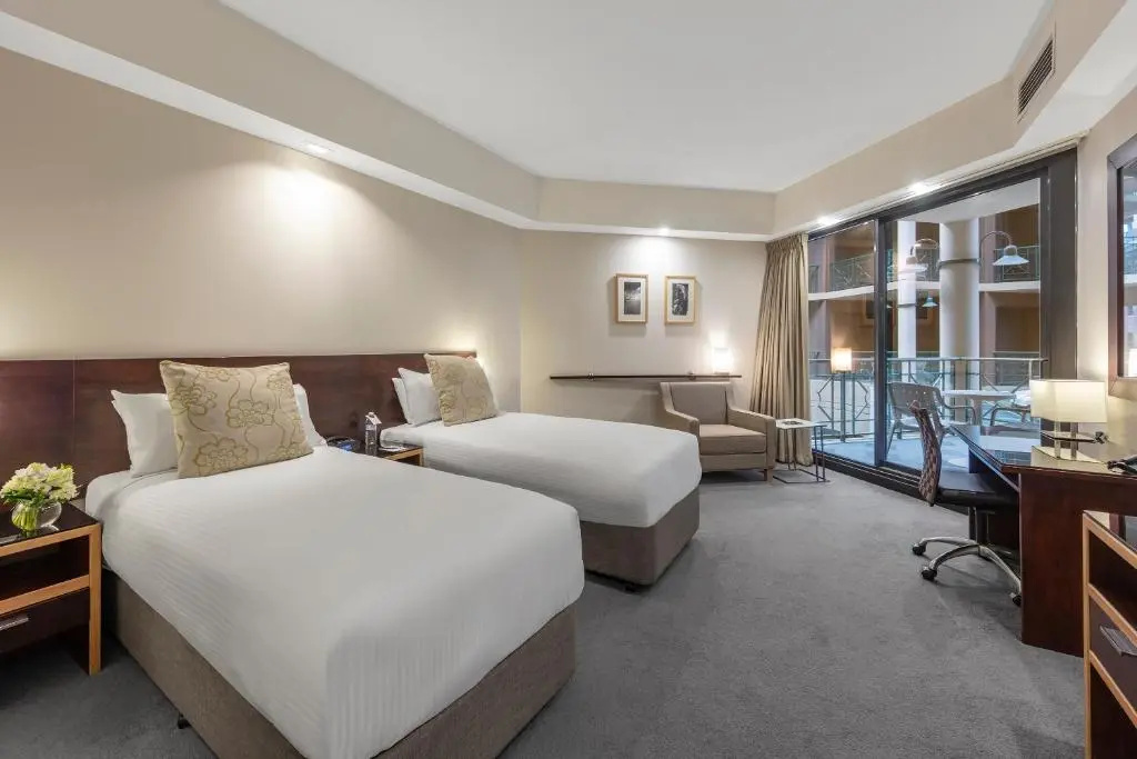 Courtyard Double room with balcony (twin beds)