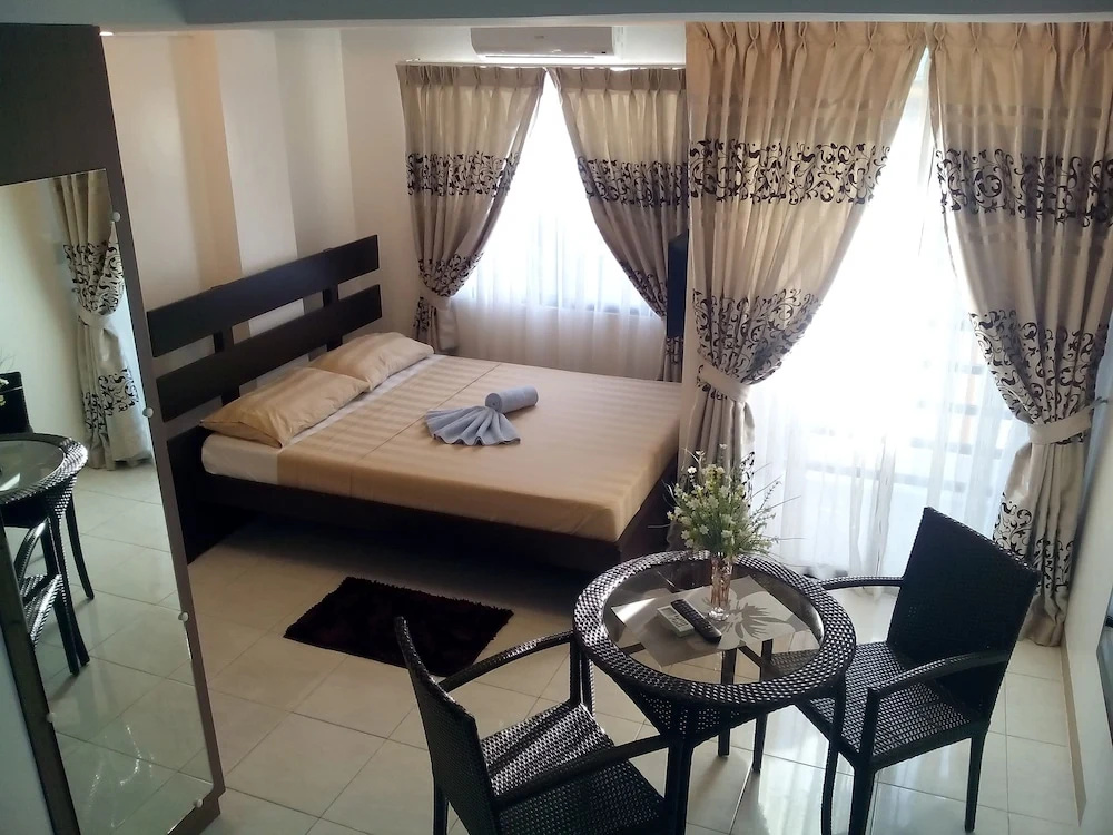 Studio with balcony