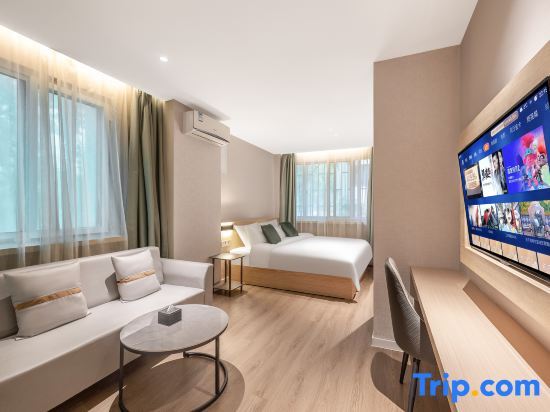 行政套房，配有雙人床