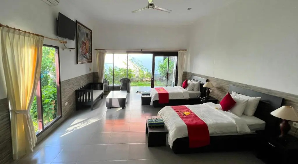 Standard Double room with garden view (twin beds)