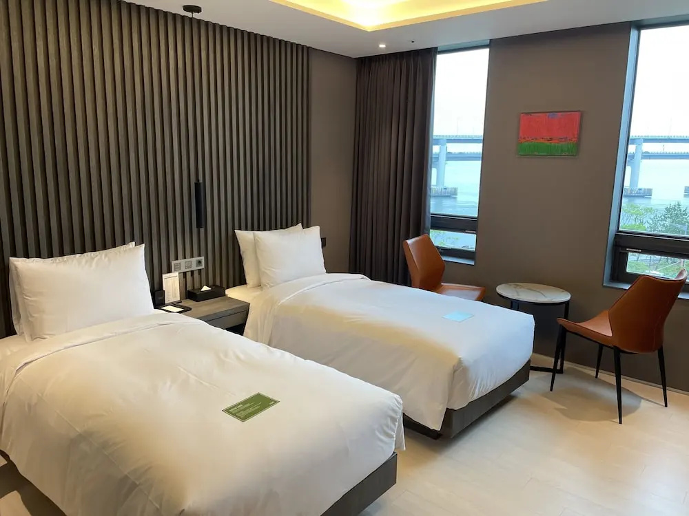 Deluxe Double room with city view (twin beds)