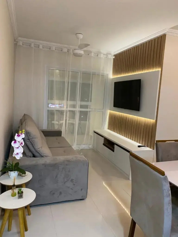 Apartamento em Bertioga com varanda gourmet