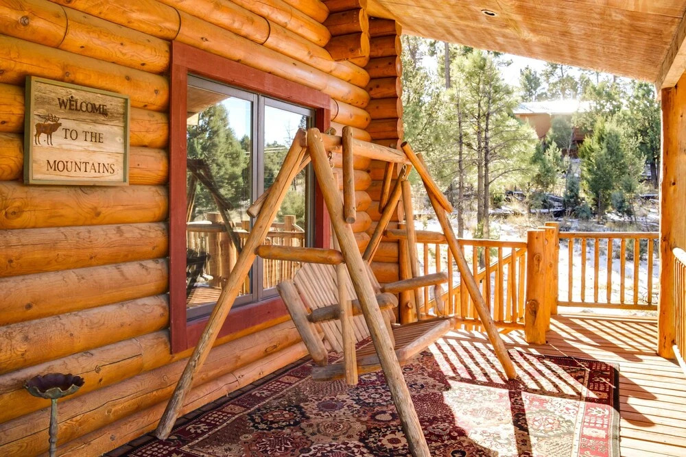 'lacy's Log Cabin' Alto Home w/ Mountain Views!