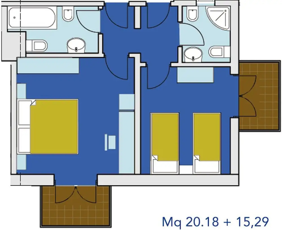 Hotel Meridianus - Chambres