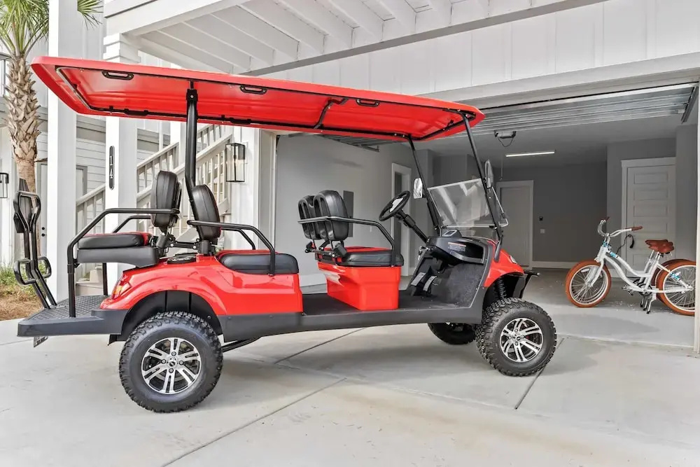 2 Homes in Inlet Beach by Avantstay Sleeps 24, Walk to Beach, Free Golf Cart, Rooftop Decks, Pool Access