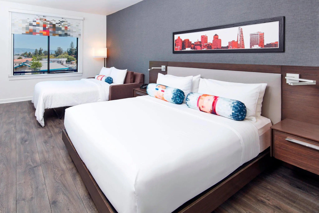 Aloft by Marriott San Jose Cupertino - Chambres