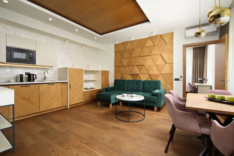 Семейные апартаменты с 2 комнатами в Premium Village Arkhyz