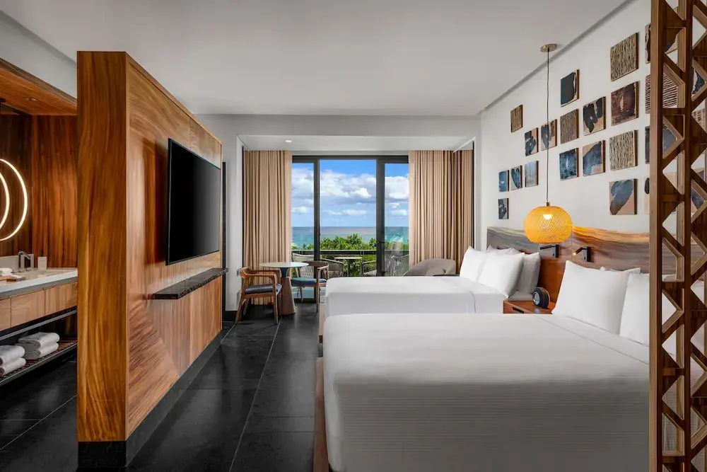 Quadruple room with ocean view