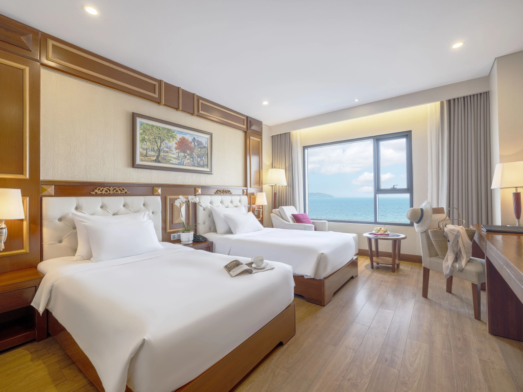 Deluxe Double room with ocean view (twin beds)