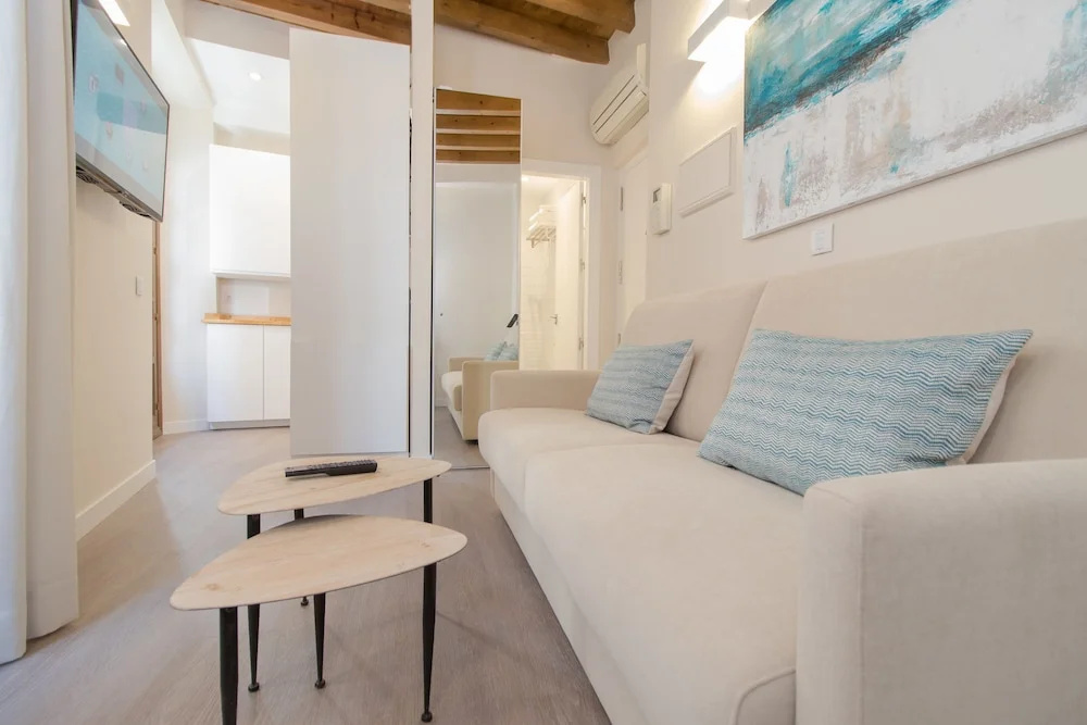 Studio with balcony