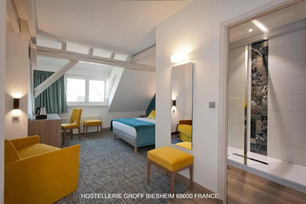 Hôtel Restaurant Groff Aux Deux Clefs - Chambres