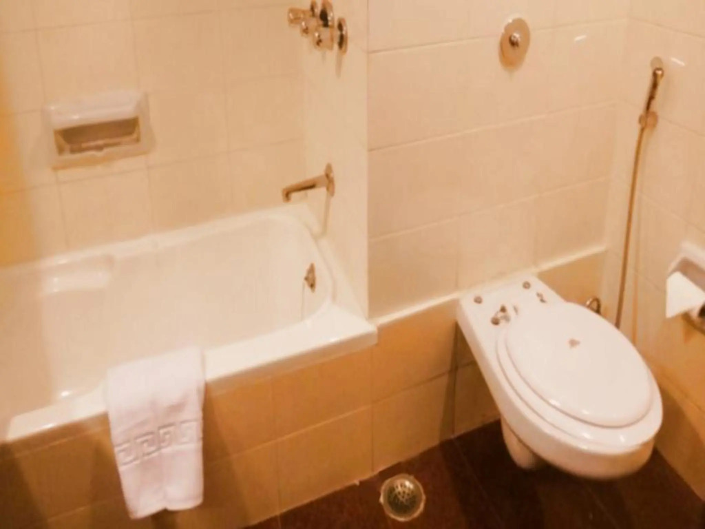 豪華雙人房，配有雙人床及景色