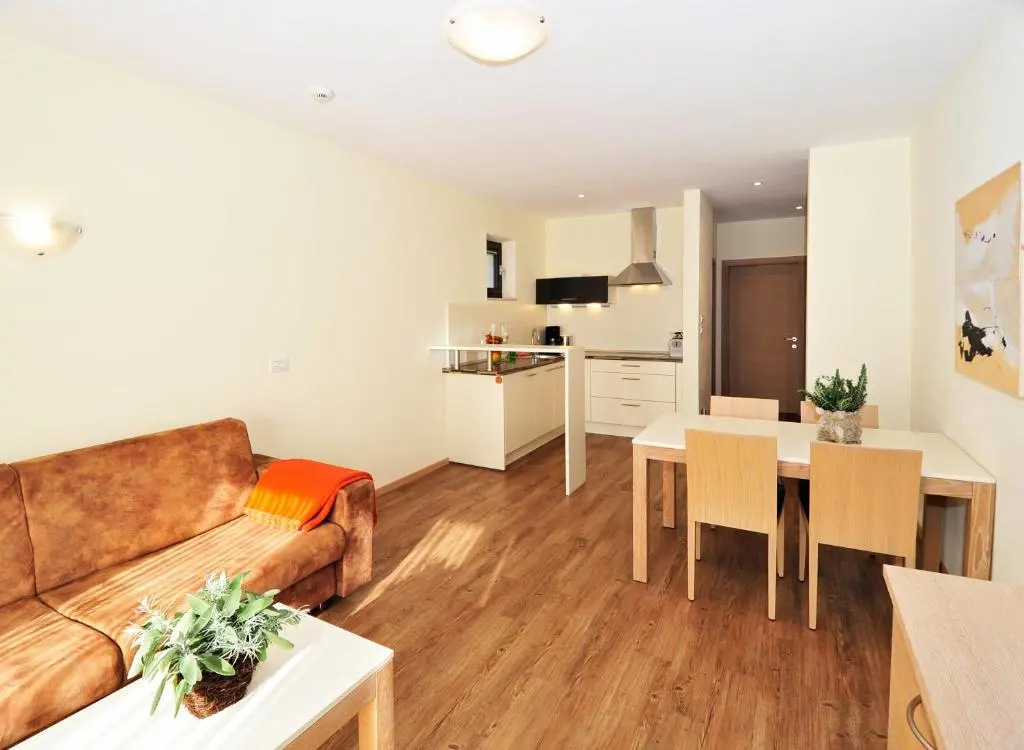 Apartment with garden view