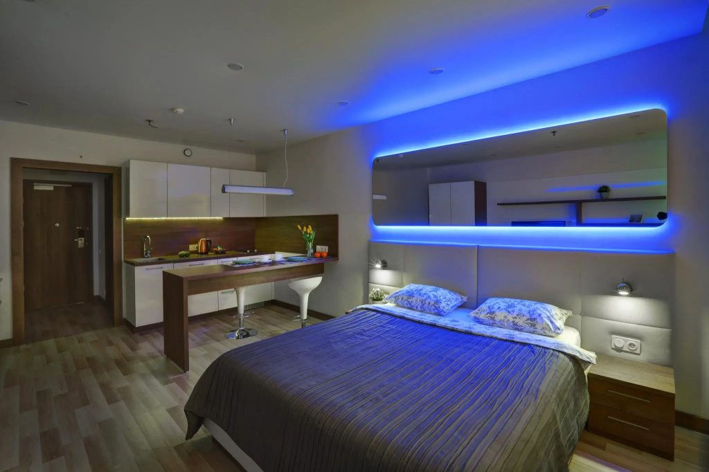 Двухместные апартаменты c 1 комнатой (двуспальная кровать) в Comfort-Apart