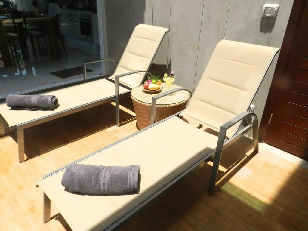 雙人別墅，配有雙人床